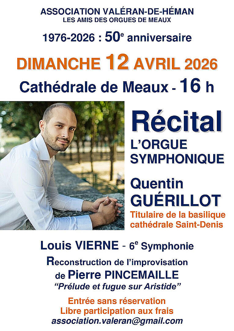 Récital de Quentin Guérillot : l’orgue symphonique