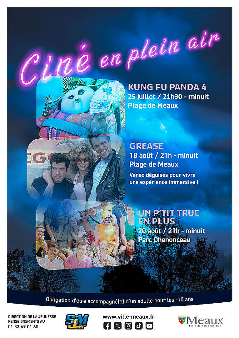 affiche Ciné en plein air