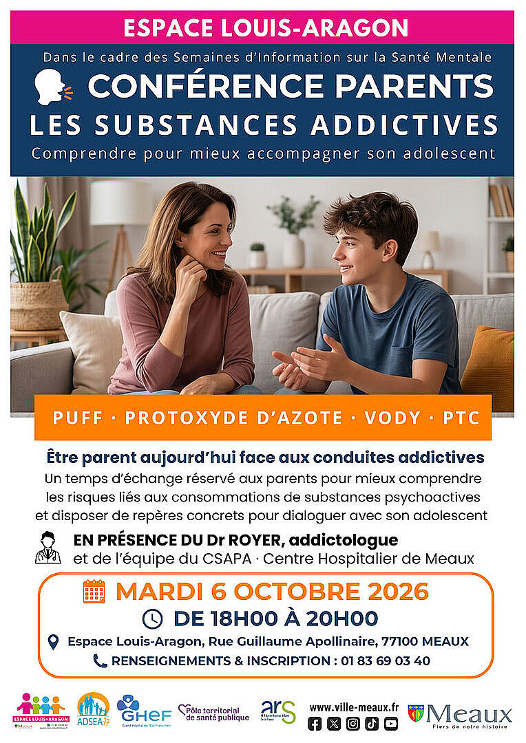Conférence : Les subtances addictives