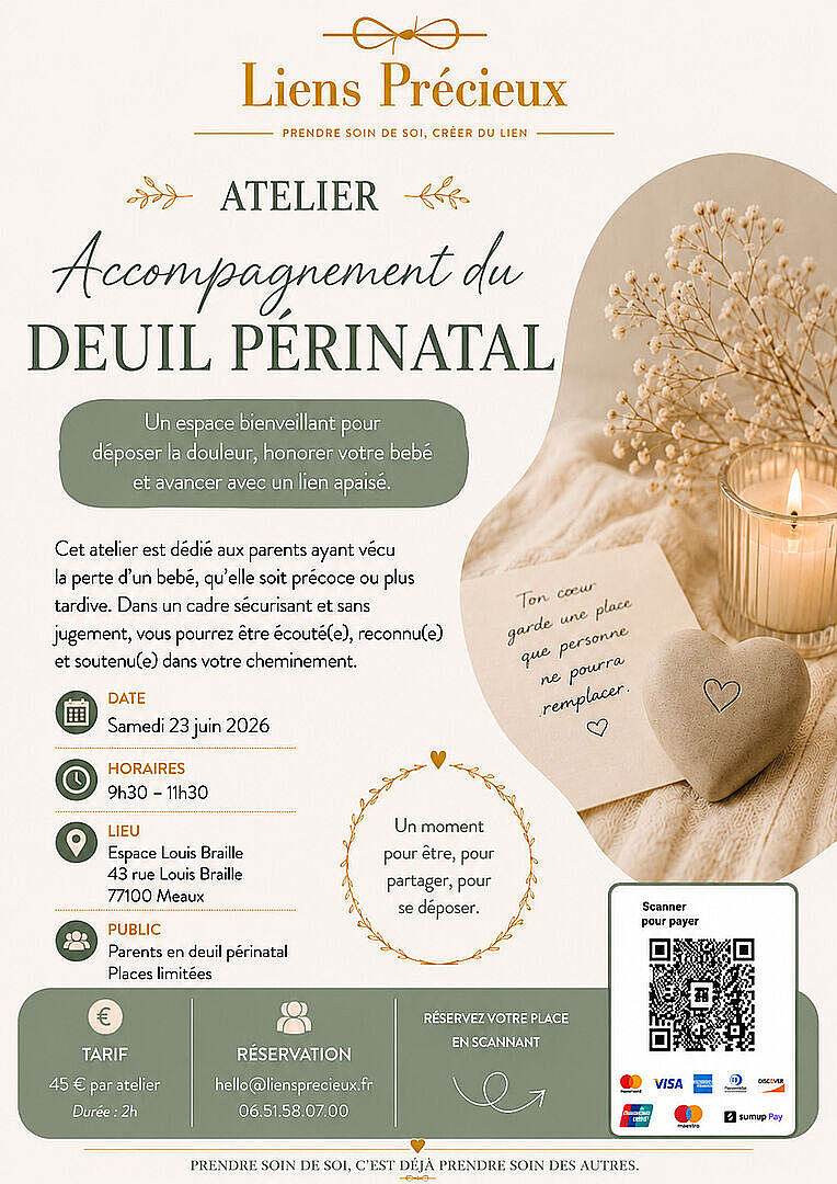 Atelier : accompagnement du deuil périnatal