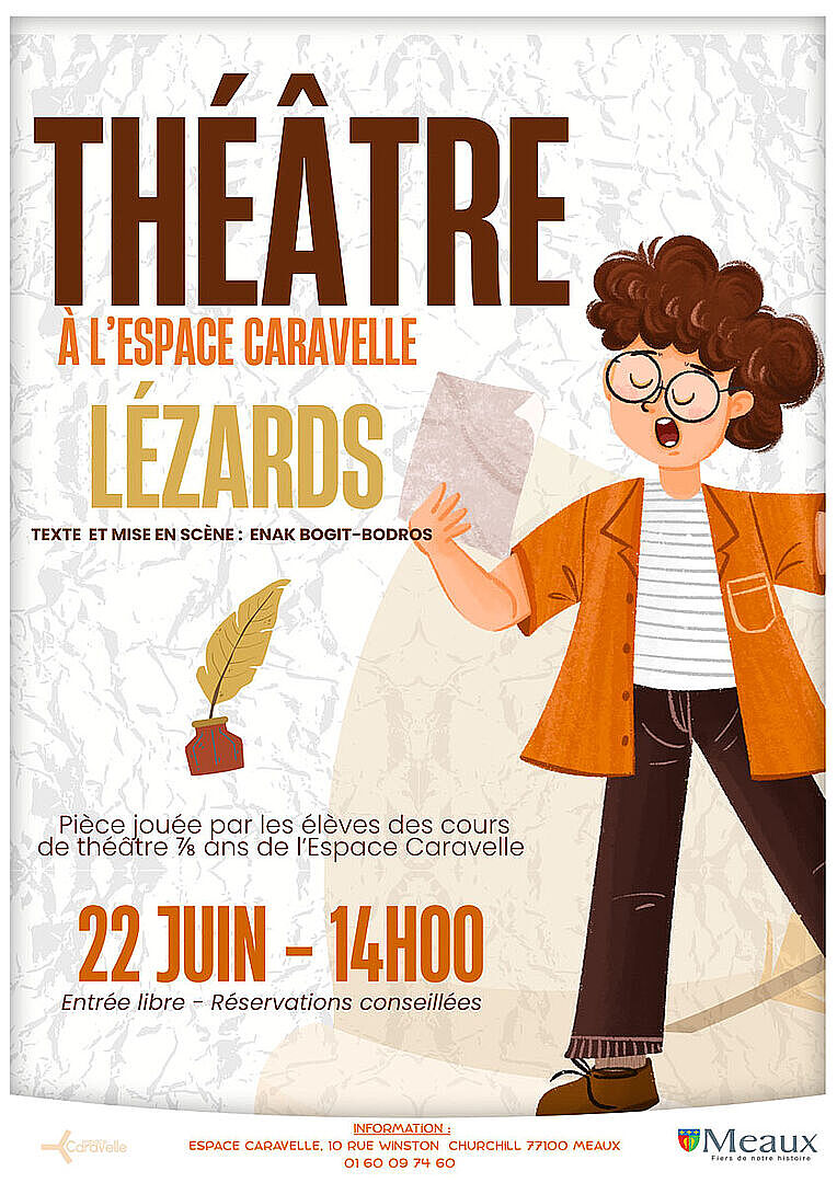 affiche Théâtre : Lézards