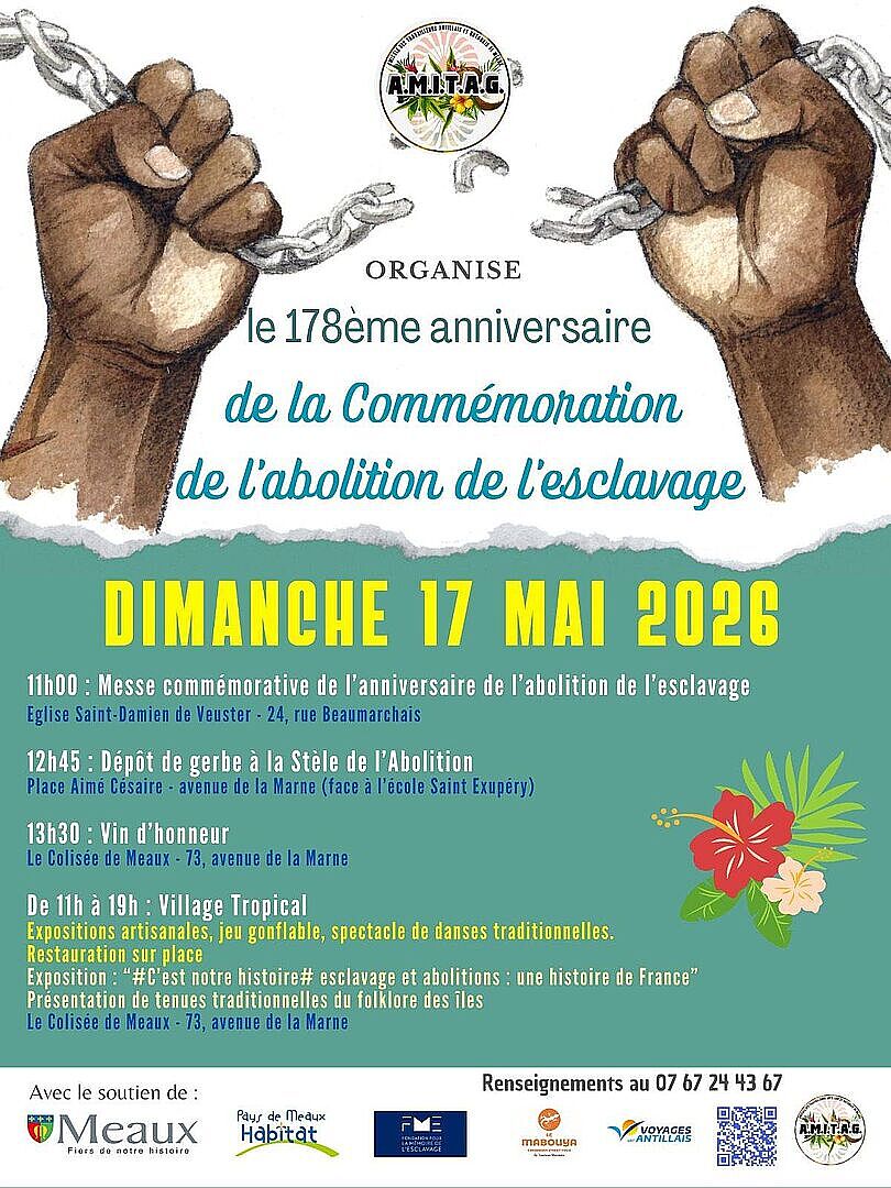178ème anniversaire de la Commémoration de l'abolition de l'esclavage