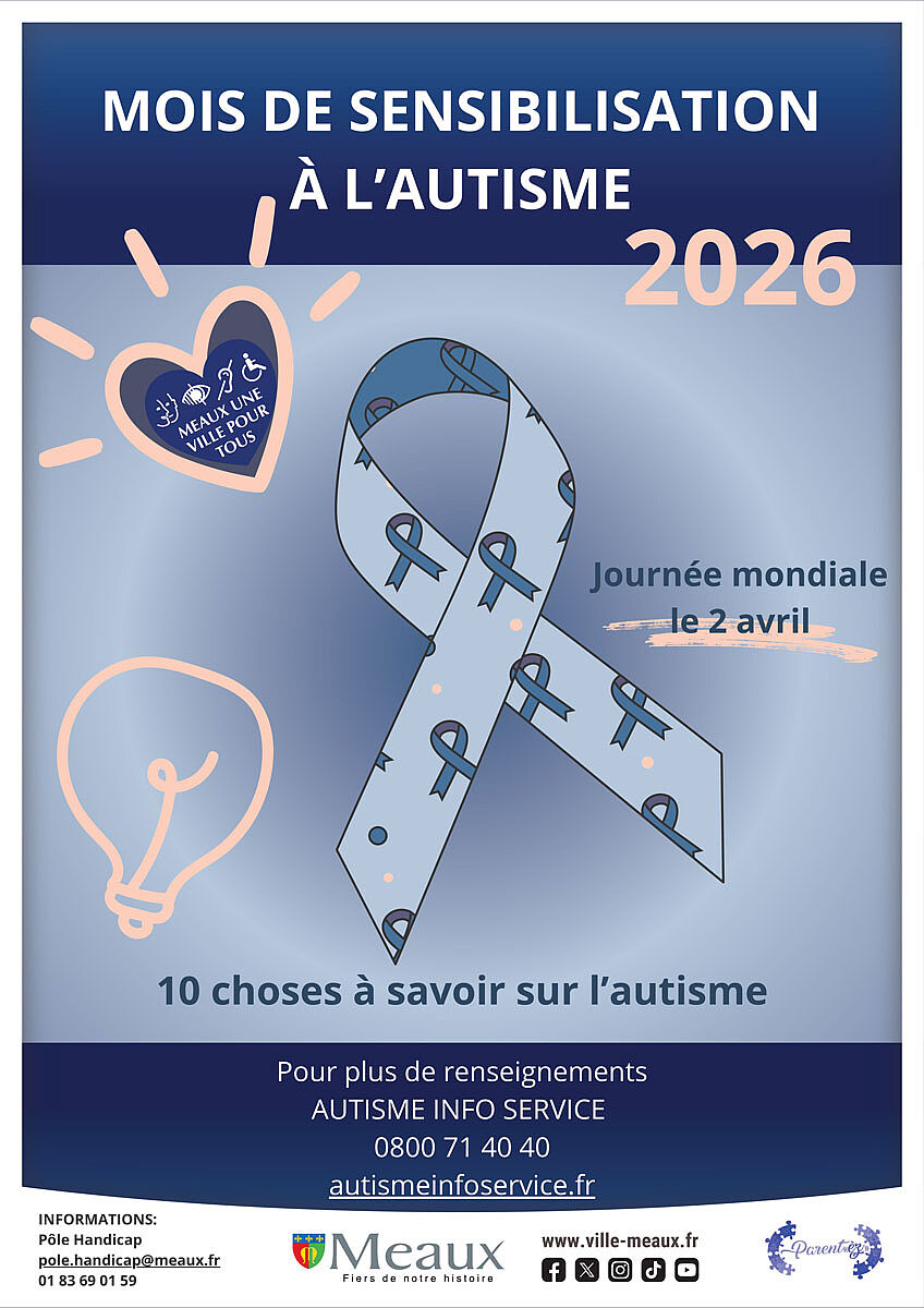 Mois de sensibilisation à l’autisme à Meaux - Agrandir l'image (fenêtre modale)