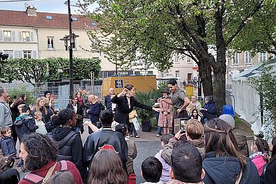 Agrandir l'image, fenêtre modale